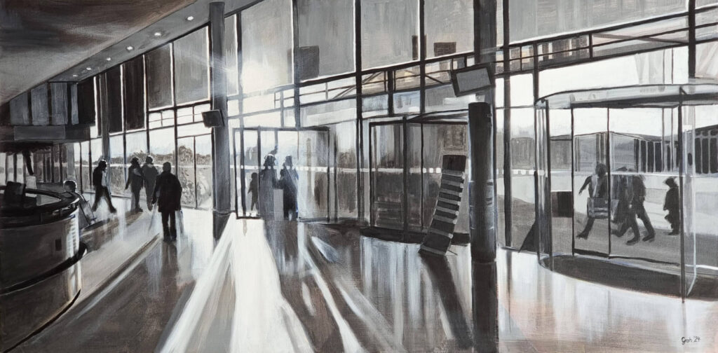 &Ouml;lgem&auml;lde &bdquo;Schattenspiel&ldquo; von Arne Groh