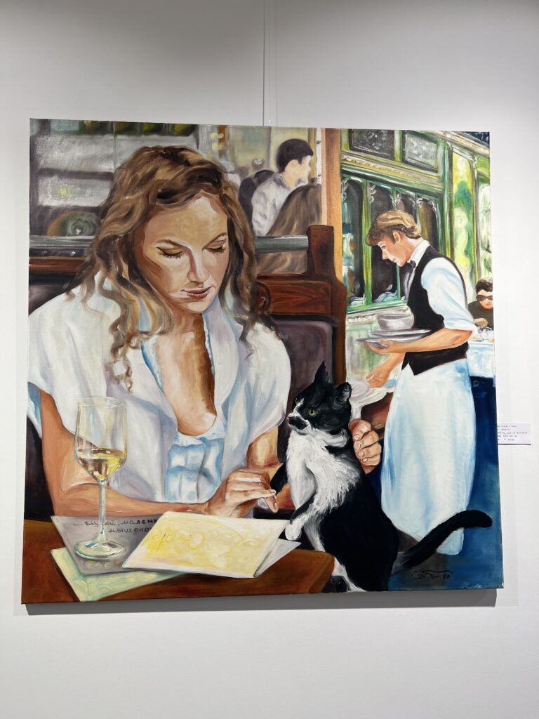 &Ouml;lgem&auml;lde &bdquo;Paris, Paris ....&ldquo; von Inga Fink