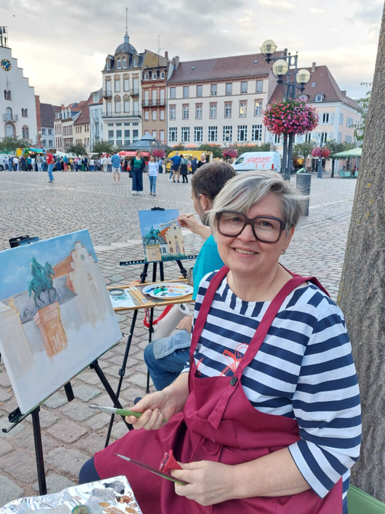 Inga Fink pleinair in Landau