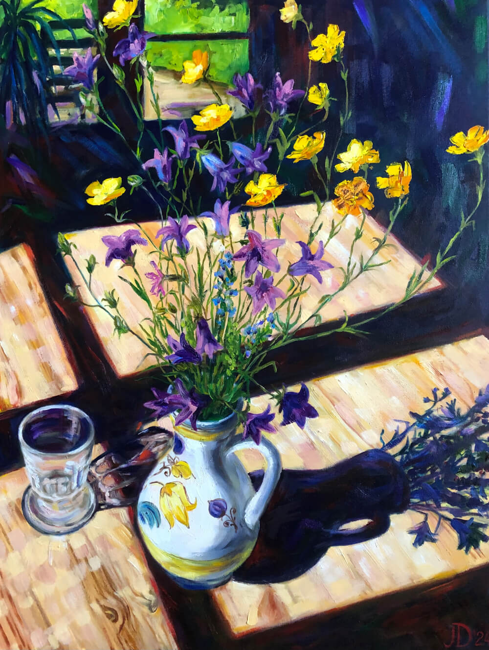 &Ouml;lgem&auml;lde &bdquo;Gold des Sommers&ldquo; von Julia Demekova