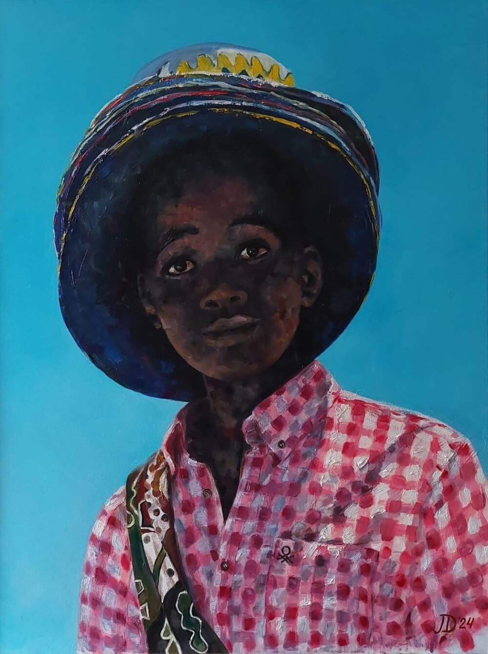 &Ouml;lgem&auml;lde &bdquo;Hutverk&auml;ufer&ldquo; von Julia Demekova