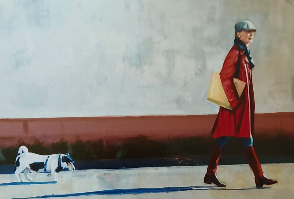 Ölgemälde „Der Mitläufer“ von Kurt Boecker