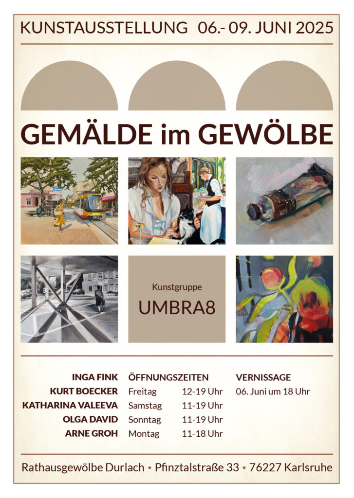 umbra8 ausstellung gemaelde im gewoelbe